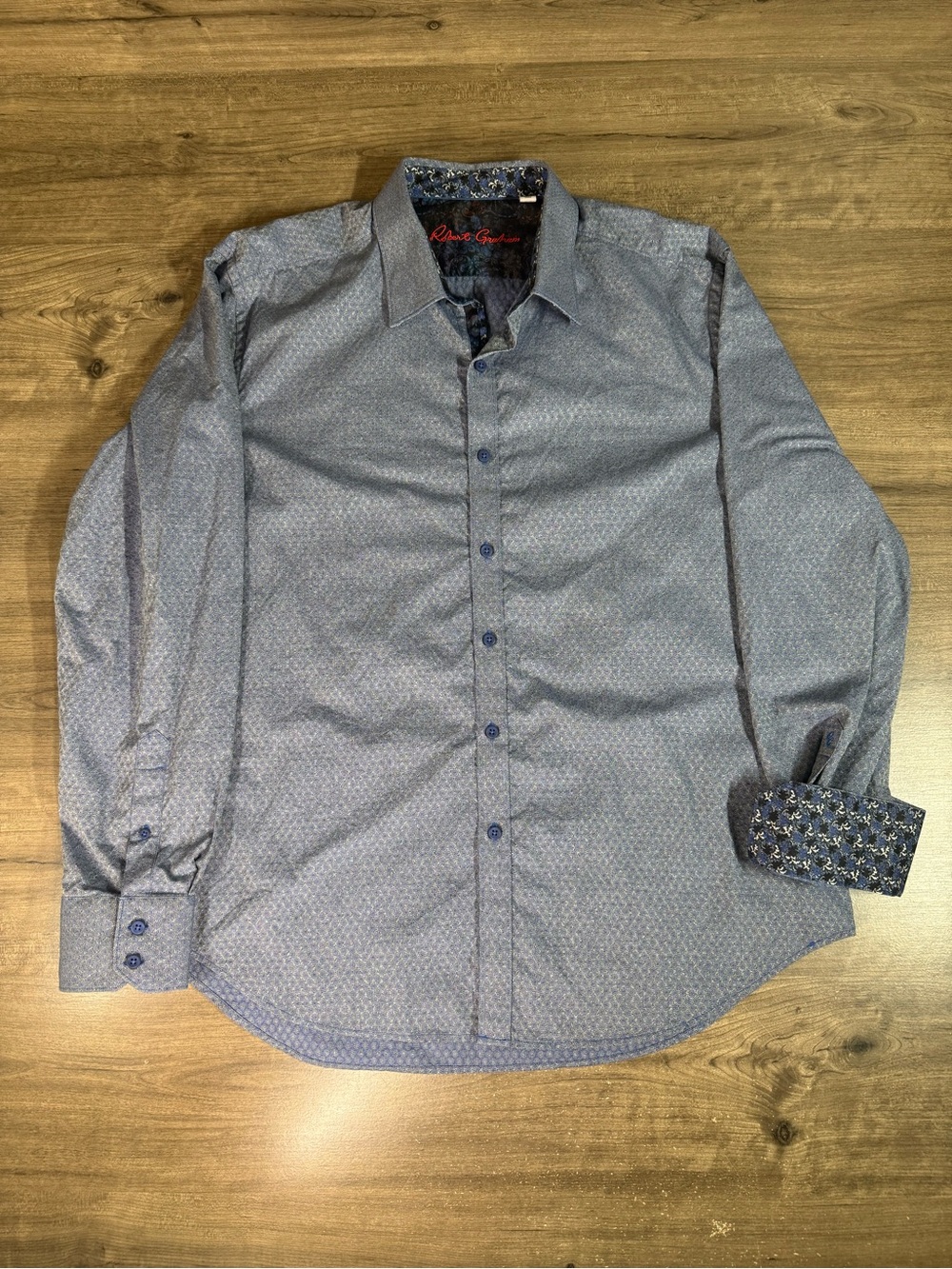 Robert Graham Men’s Button Down Long Sleeve Shirt XL